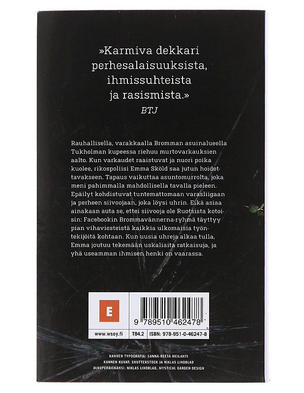 Syntipukki - Sarenbrant, Sofie - Jännitys ja dekkarit - 10105479231 - 1