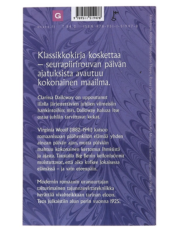 Mrs. Dalloway - Woolf, Virginia - Romaanit ja novellit - 10105479243 - 1