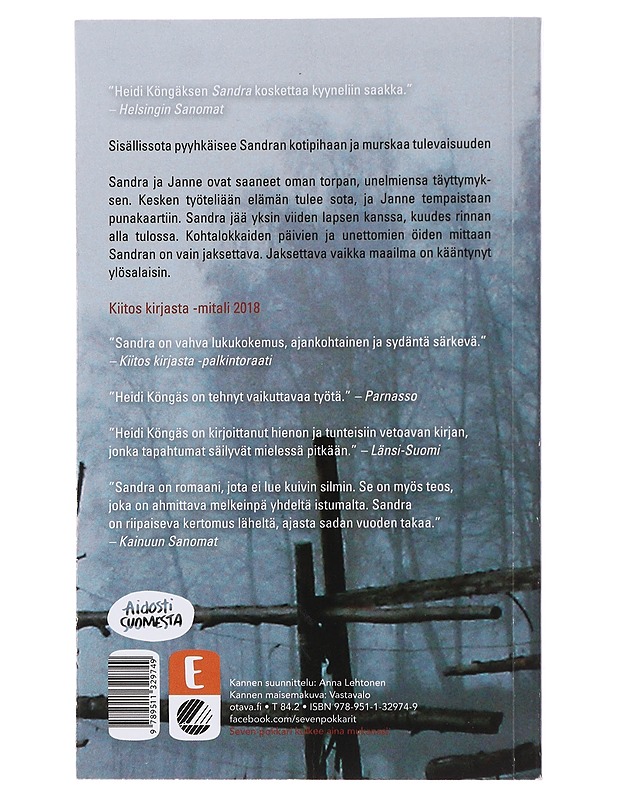 Sandra : romaani - Heidi Köngäs - Romaanit ja novellit - 10105479282 - 1