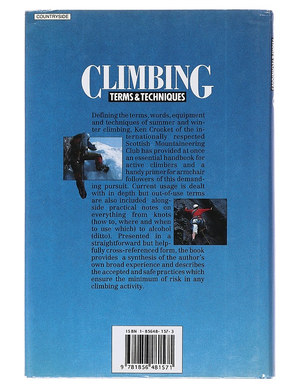 Climbing : terms & techniques - Crocket, Ken - Kirja lahjaksi - 10105479283 - 1