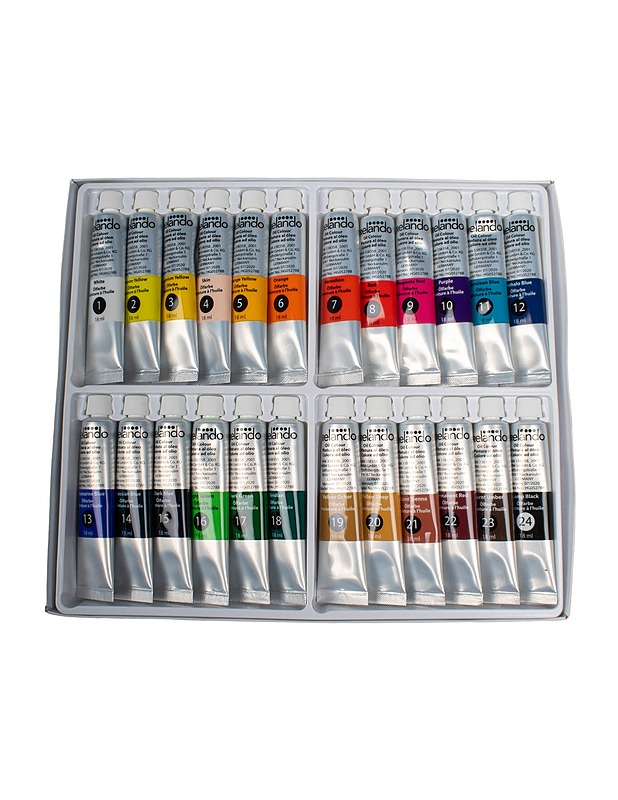 CRELANDO öljymaalit, 24 kpl - Askartelu - 10105479323 - 1