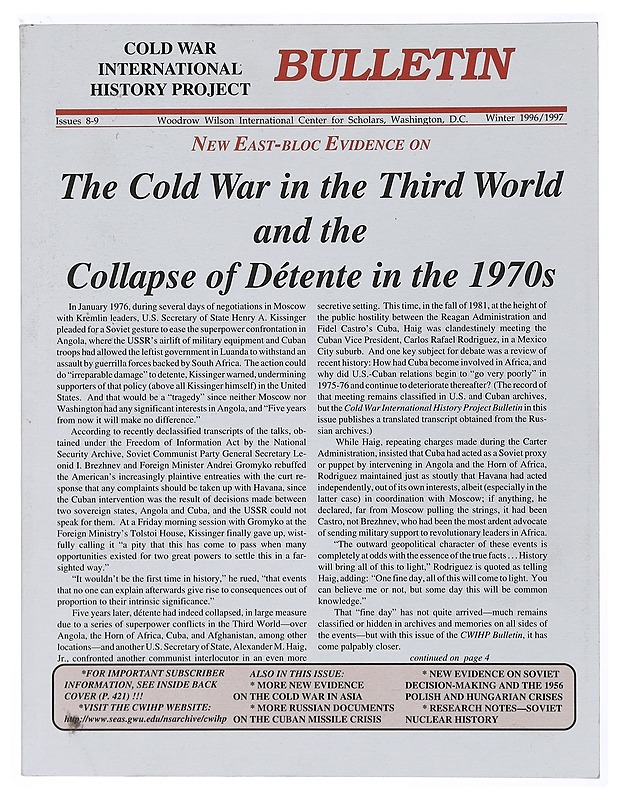 Bulletin Winter/1996-1997 - Lehdet - 10105479344 - 0