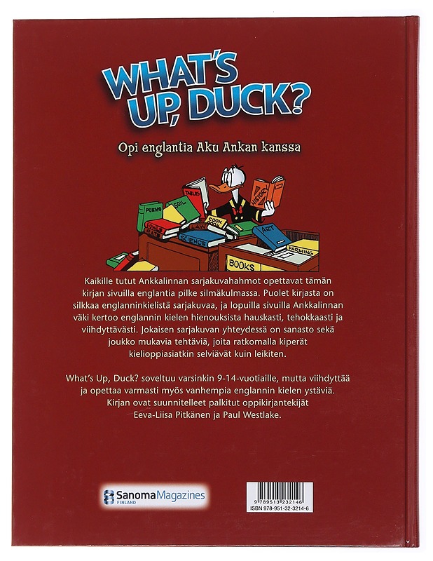 What's up, duck? / opi englantia Aku Ankan kanssa - Pitkänen, Eeva-Liisa - Lastenkirjat - 10105479354 - 1