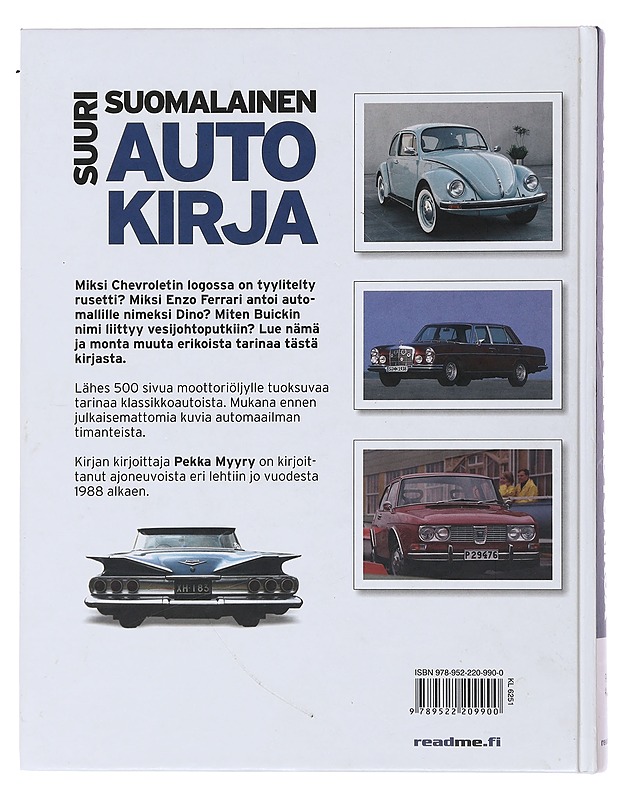 Suuri suomalainen autokirja - Myyry, Pekka - Historiakirjat - 10105479393 - 1