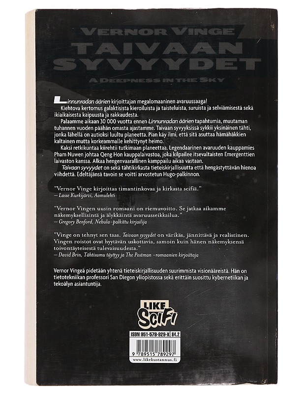 Taivaan syvyydet - Vinge, Vernor - Fantasia- ja scifi - 10105479419 - 1