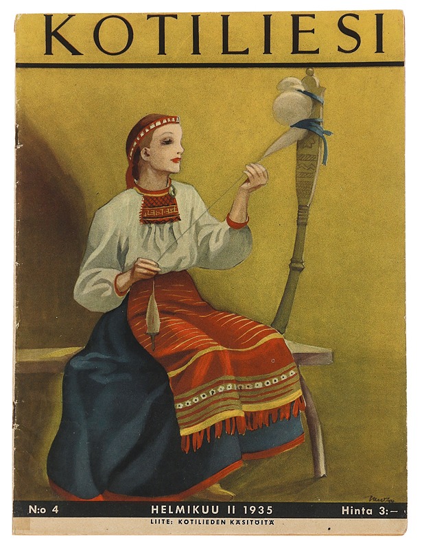  Kotiliesi 1935 No 4, Helmikuu II - Lehdet - 10105479433 - 0
