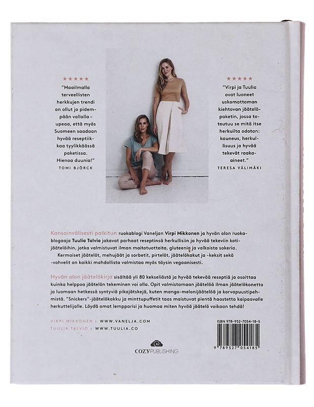 Hyvän olon jäätelökirja - Mikkonen, Virpi - Ruokakirjat - 10105479456 - 1