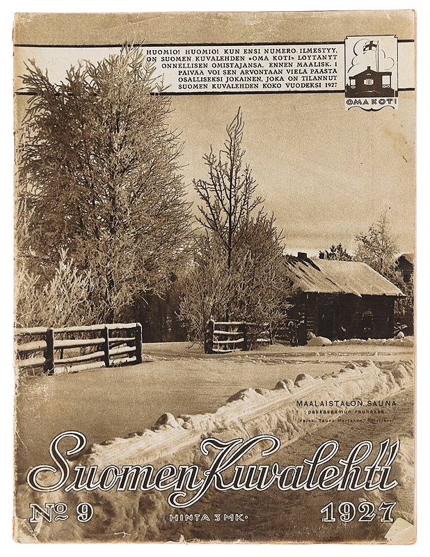 Suomen Kuvalehti: No 9,1927 - Lehdet - 10105479532 - 0