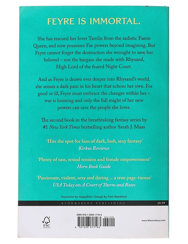 A court of mist and fury - Sarah J. Maas - Fantasia- ja scifi - 10105479536 - 1