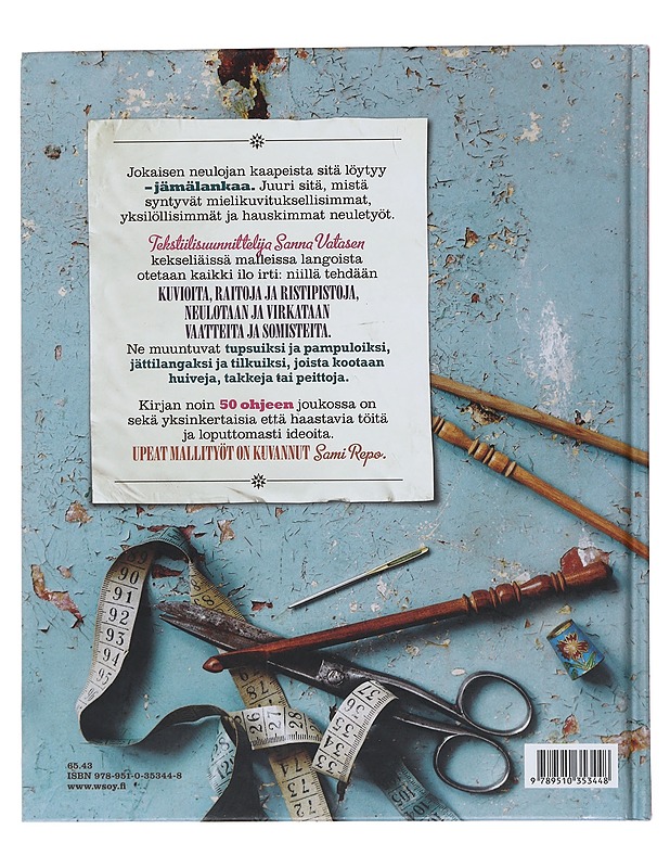 Jämälangasta! : neulo, virkkaa, kirjo - Vatanen, Sanna - Tietokirjat ja oppaat - 10105479546 - 1