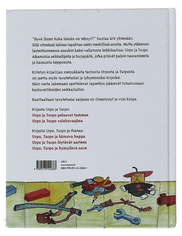 Urpo, Turpo ja hymyilevä aave - Huovi, Hannele - Romaanit ja novellit - 10105479558 - 1