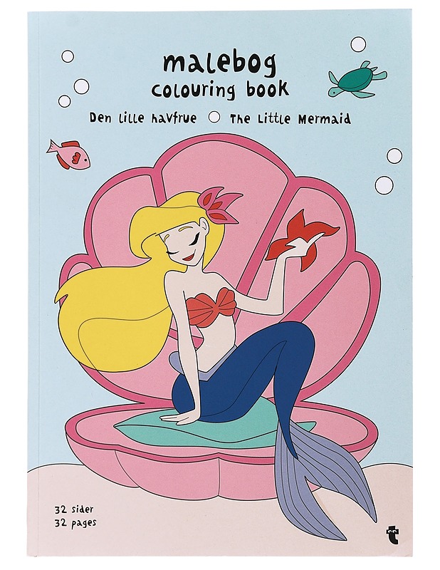 Malebog Colouring Book : Den Lille Havfrue - Lastenkirjat - 10105479626 - 0