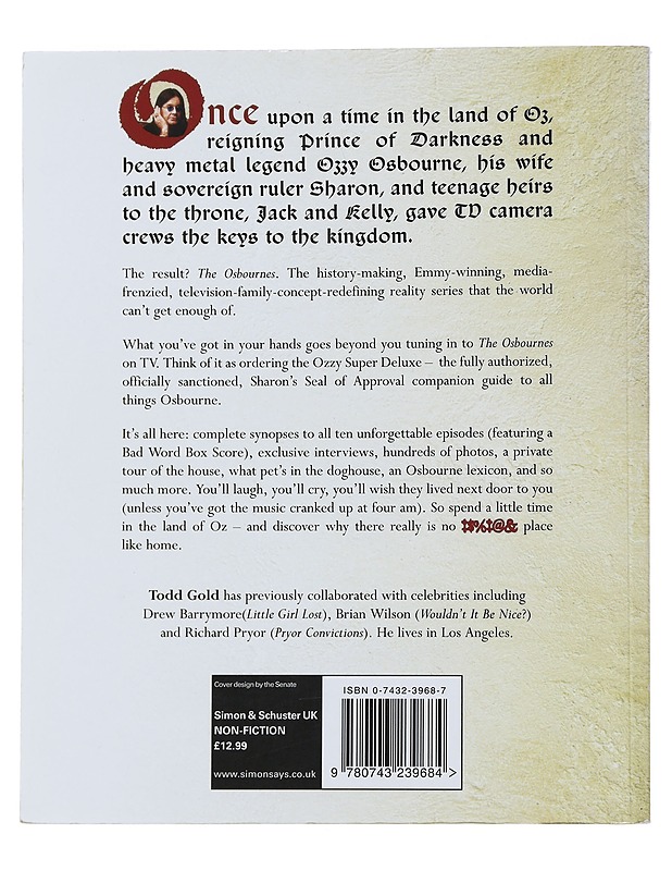 Officially Osbourne : opening the doors to the land of Oz - Osbournes - Tietokirjat ja oppaat - 10105479675 - 1