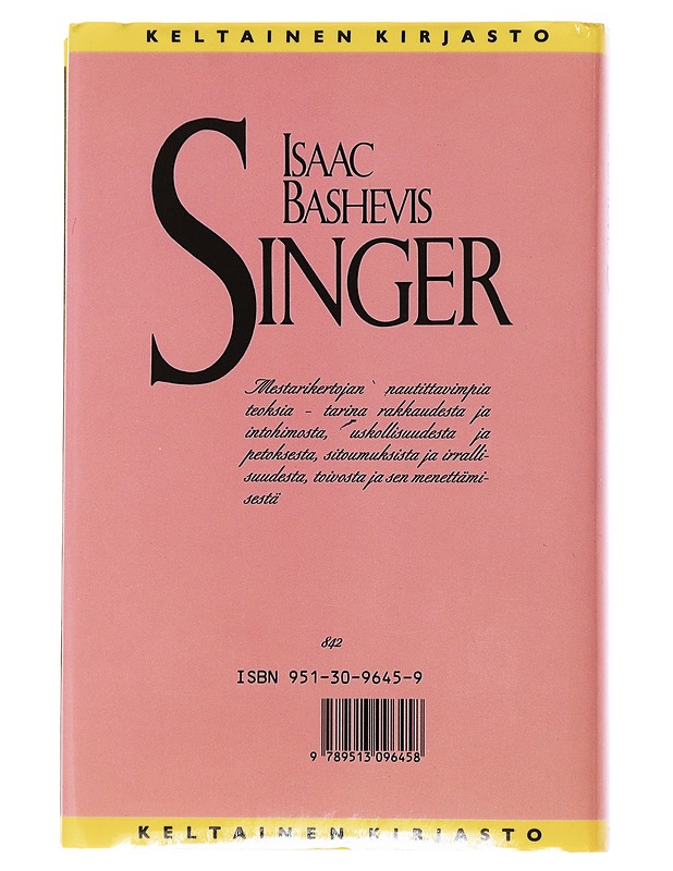 Vihassa ja rakkaudessa - Singer, Isaac Bashevis - Romaanit ja novellit - 10105479677 - 1