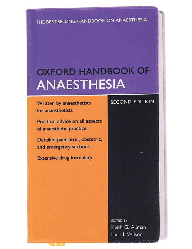 Oxford handbook of anaesthesia - Keith G. Allman - Tietokirjat ja oppaat - 10105479693 - 0