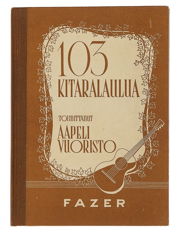 103 Kitaralaulua - Aapeli Vuoristo - Harrastekirjat - 10105479703 - 0