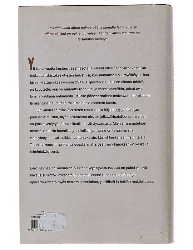 Hyvästi Kannas - Tuomaala, Eero - Romaanit ja novellit - 10105479756 - 1