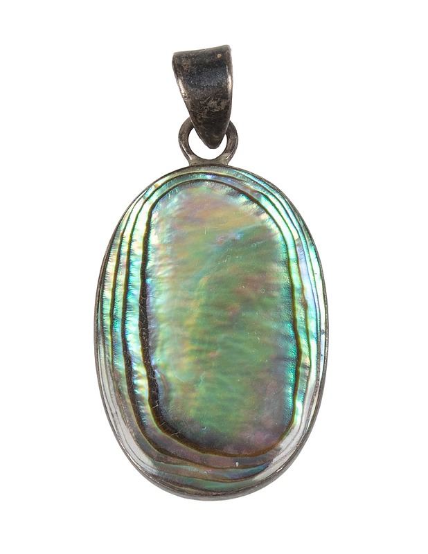 Hopeinen helmiäisamuletti - Askartelu - 10105479778 - 0