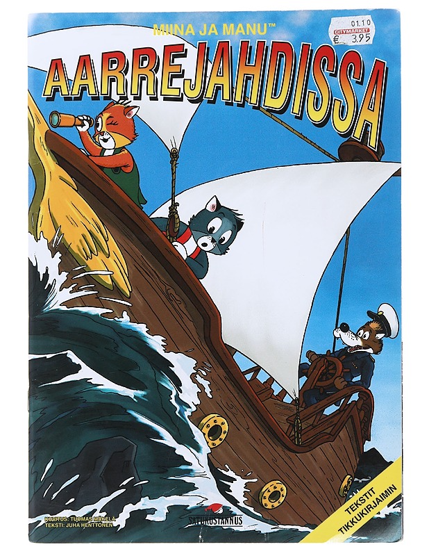 Miina ja Manu aarrejahdissa - Mäkelä, Tuomas - Lastenkirjat - 10105479848 - 0