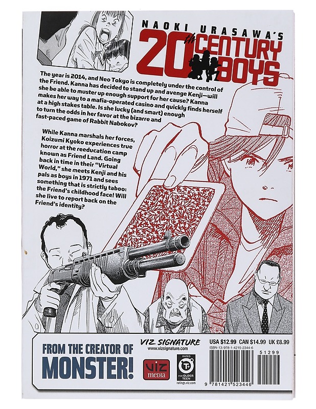 Naoki Urasawa's 20th century boys. Vol 09 : Rabbit Nabokov - Urasawa, Naoki - Sarjakuvat - 10105479849 - 1