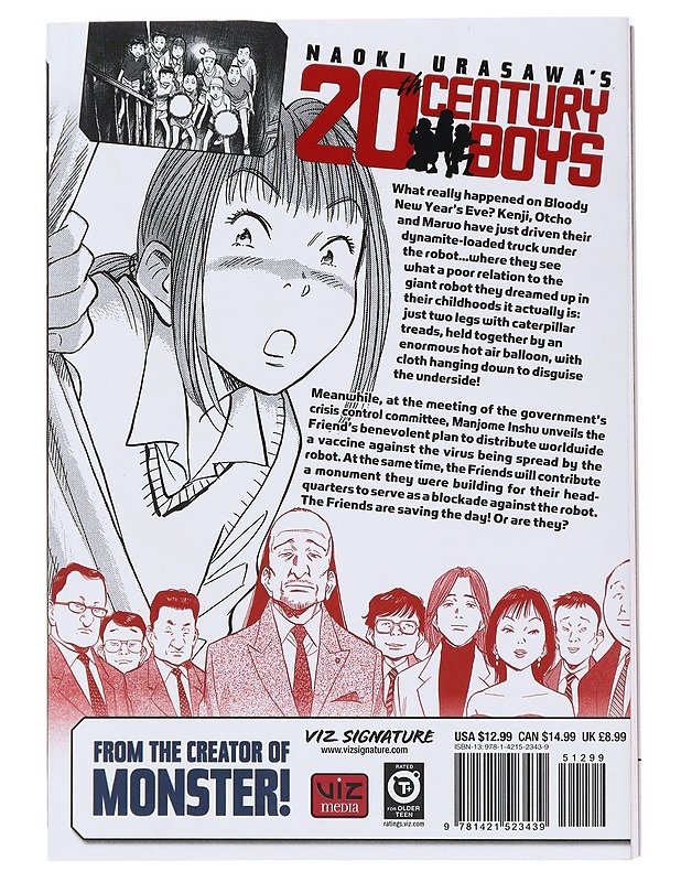 Naoki Urasawa's 20th century boys. Vol 08 - Urasawa, Naoki - Sarjakuvat - 10105479851 - 1