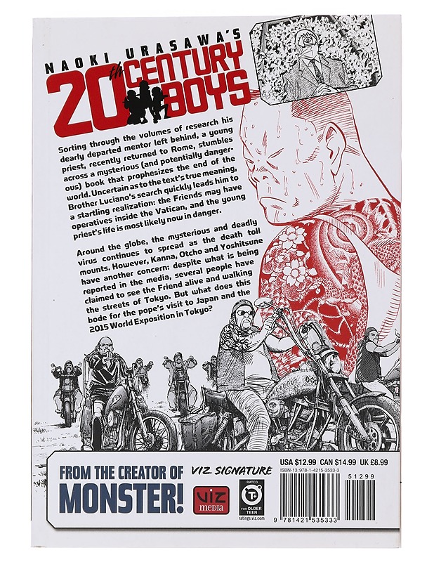 Naoki Urasawa's 20th century boys. Vol 15 - Urasawa, Naoki - Sarjakuvat - 10105479861 - 1