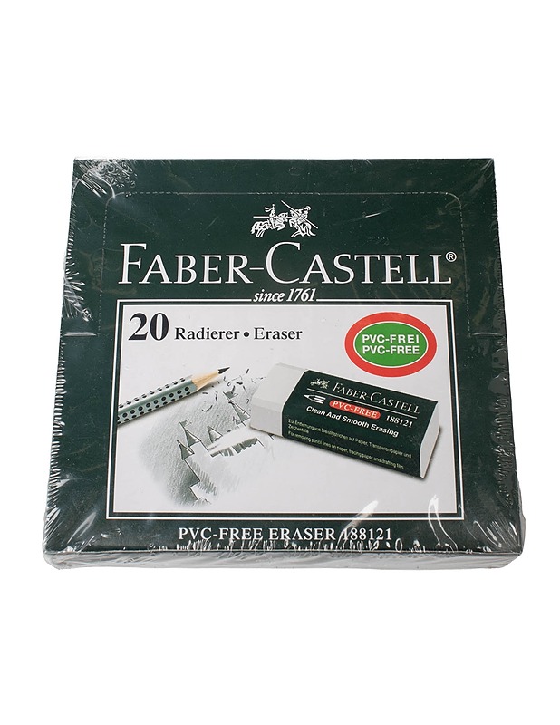 FABER-CASTELL 188121 pyyhekumi, 20 kpl - Askartelu - 10105479882 - 0