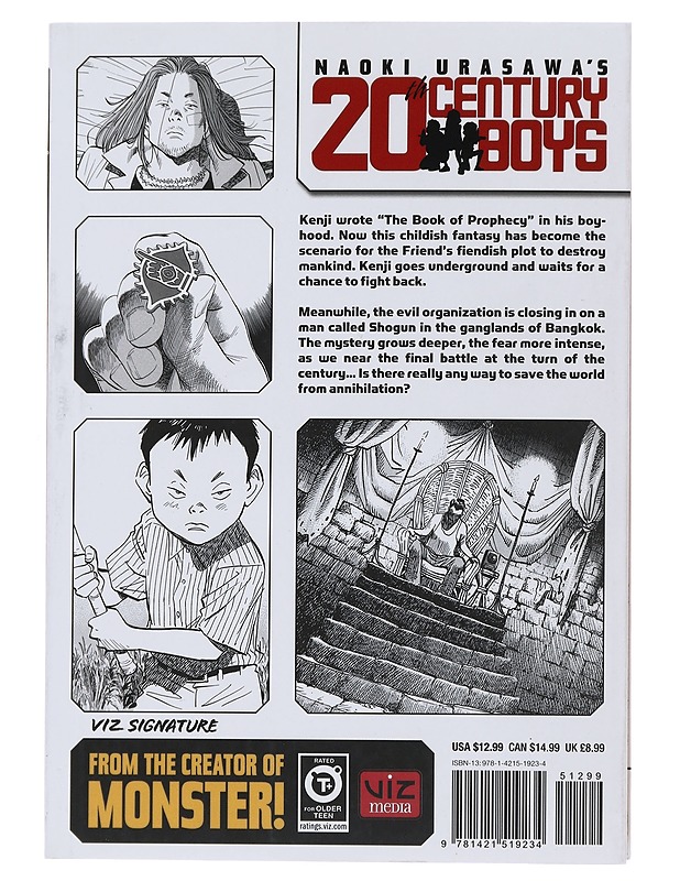 Naoki Urasawa's 20th century boys. Vol 04 - Urasawa, Naoki - Sarjakuvat - 10105479887 - 1