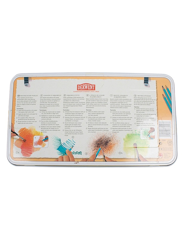 DERWENT Watercolor värikynä, 36 kpl - Askartelu - 10105479897 - 2