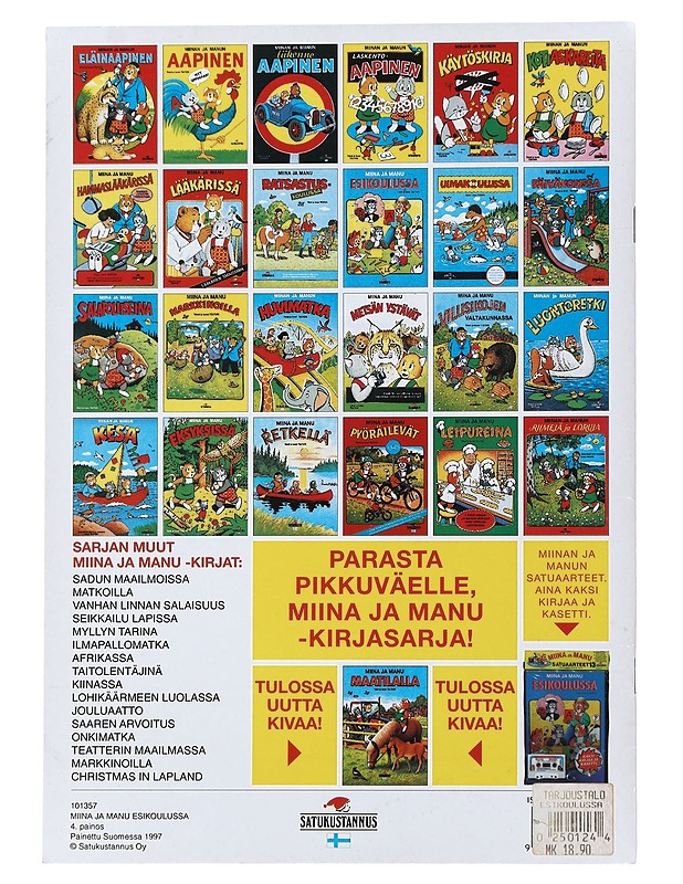 Miina ja Manu : Esikoulussa - Teutori - Lastenkirjat - 10105479938 - 1