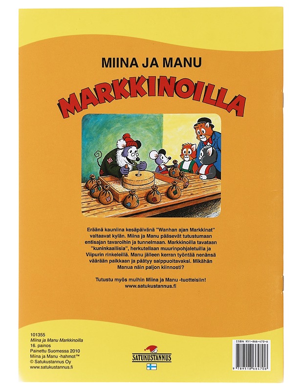 Miina ja Manu markkinoilla - Teutori - Lastenkirjat - 10105479948 - 1