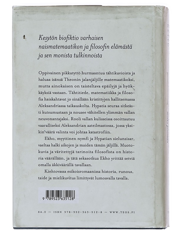 H eli Hypatia Aleksandrialaisen matka pimeään - Karissa Kettu - Romaanit ja novellit - 10105479970 - 1