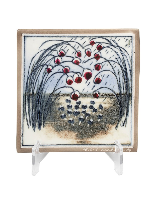 ARABIA Oksien suojassa seinälaatta - Designsuosikit - 10105480010 - 0