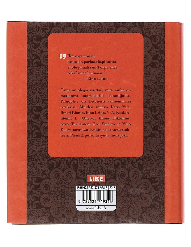 Aseettomuuden voima : runoja sodasta ja rauhasta - Kalemaa, Kalevi - Romaanit ja novellit - 10105480030 - 1