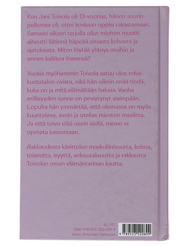 Rakkaudesta - Jani Toivola - Elämäkerrat ja muistelmat - 10105480066 - 1