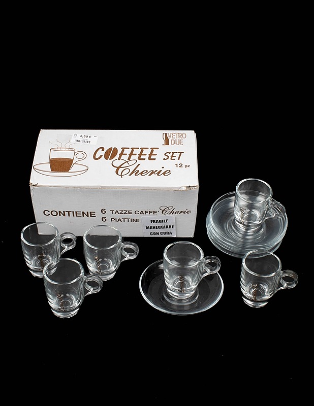 VETRO DUE Cherie kahvisetti, 12 osaa - Mukit ja kahvikupit - 10105480089 - 0
