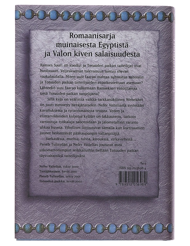 Valon kivi. Tietäjänainen - Jacq, Christian - Romaanit ja novellit - 10105480124 - 1