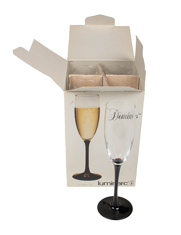 LUMINARC Domino kuohuviinilasi, 4 kpl - Lasit - 10105480131 - 0
