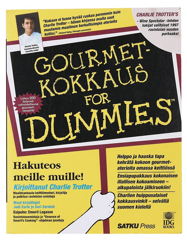 Gourmet-kokkaus for Dummies - Trotter, Charlie - Ruokakirjat - 10105480160 - 0