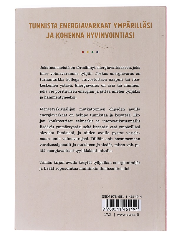 Energiavarkaat ympärilläni : näin tunnistat ja kesytät hankalat tyypit - Erikson, Thomas - Tietokirjat ja oppaat - 10105480161 - 1
