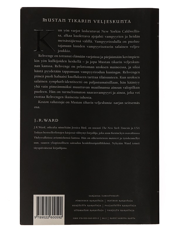 Koston rakastaja - Ward, J. R. - Fantasia- ja scifi - 10105480186 - 1