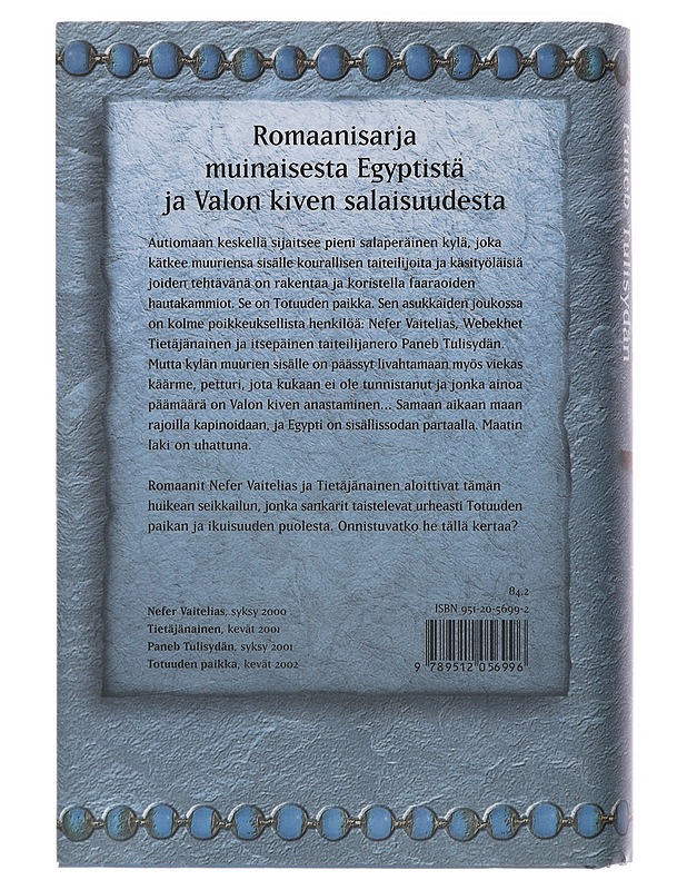 Valon kivi : Paneb Tulisydän - Jacq, Christian - Romaanit ja novellit - 10105480217 - 1