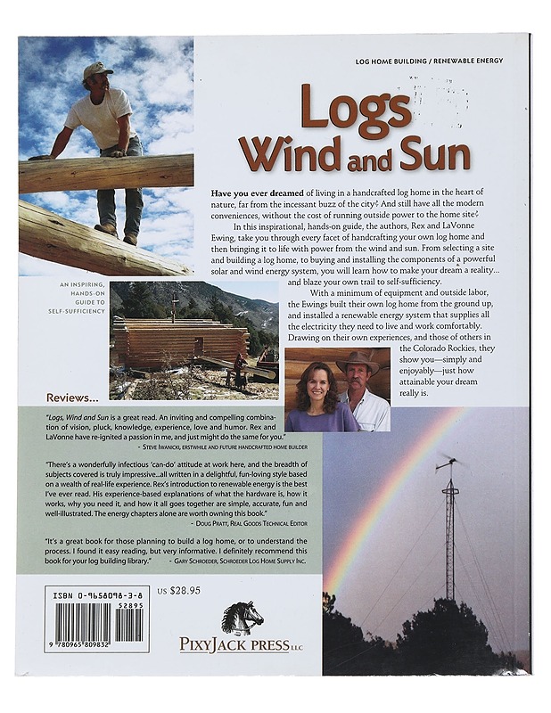 Logs Wind and Sun - LaVonne Ewing, Rex A Ewing - Tietokirjat ja oppaat - 10105480226 - 1