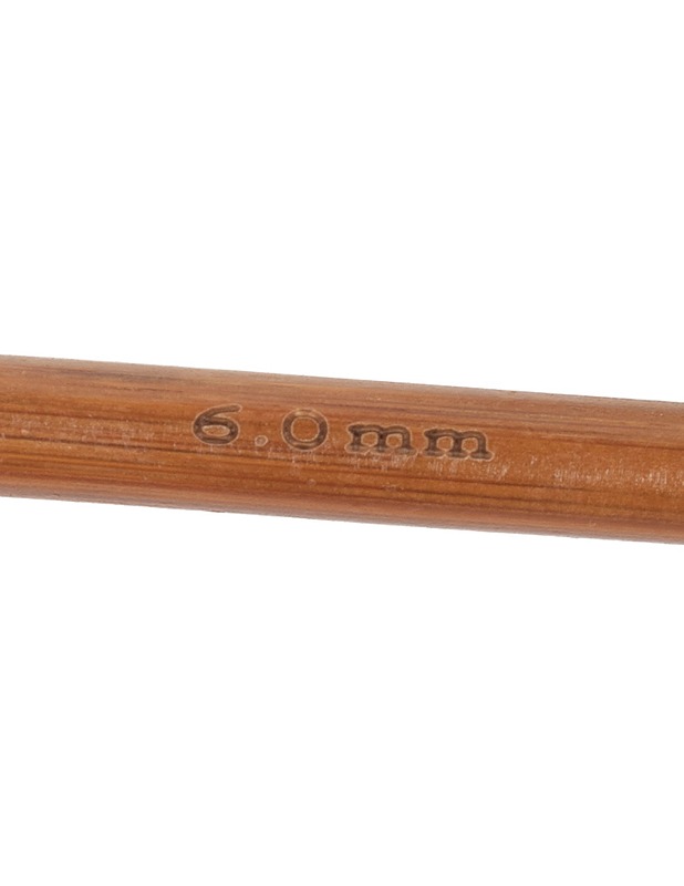 Bambu pyöröpuikot, 6 mm / 80 cm  - Käsityö - 10105480276 - 1