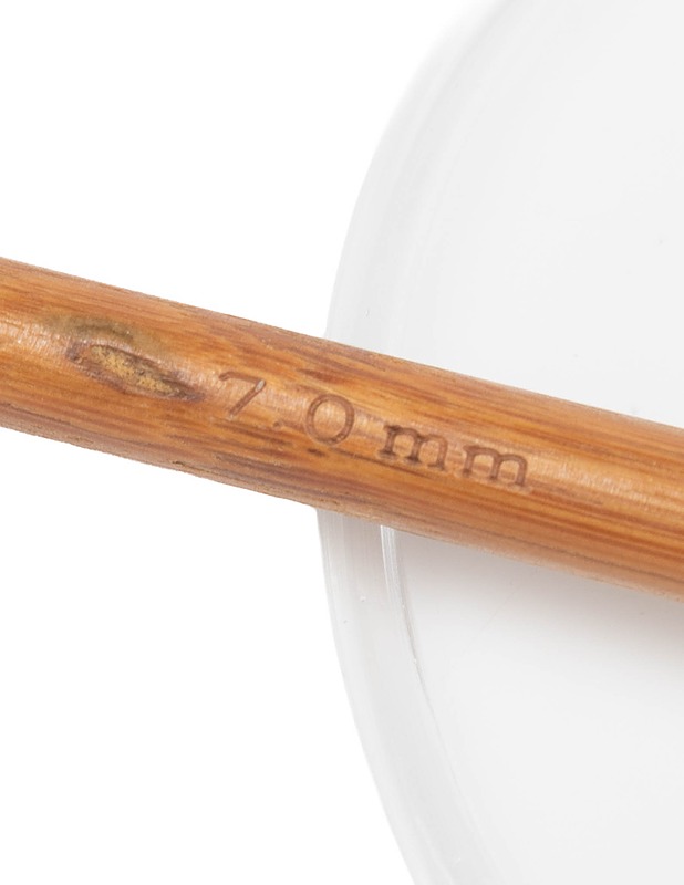 Bambu pyöröpuikot, 7 mm / 80 cm - Käsityö - 10105480278 - 1