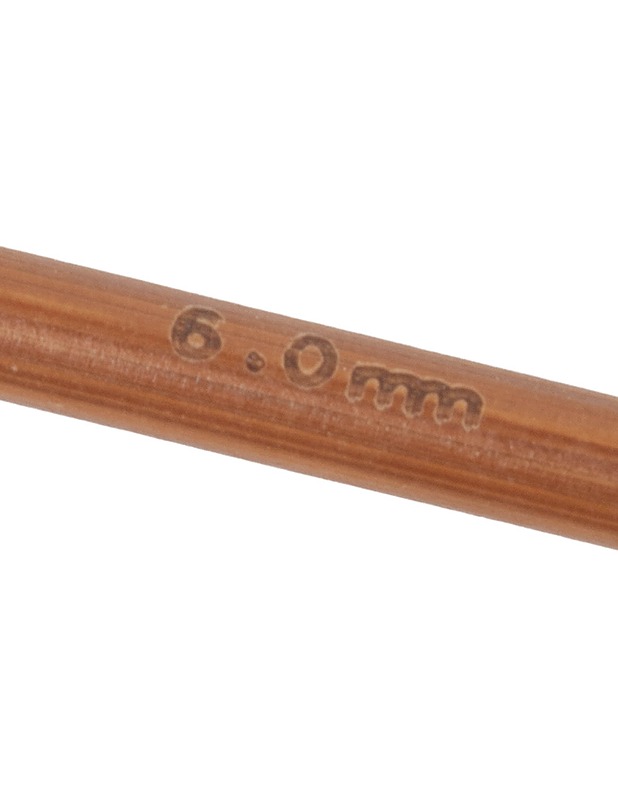 Bambu pyöröpuikot, 6 mm / 60 cm - Käsityö - 10105480279 - 1