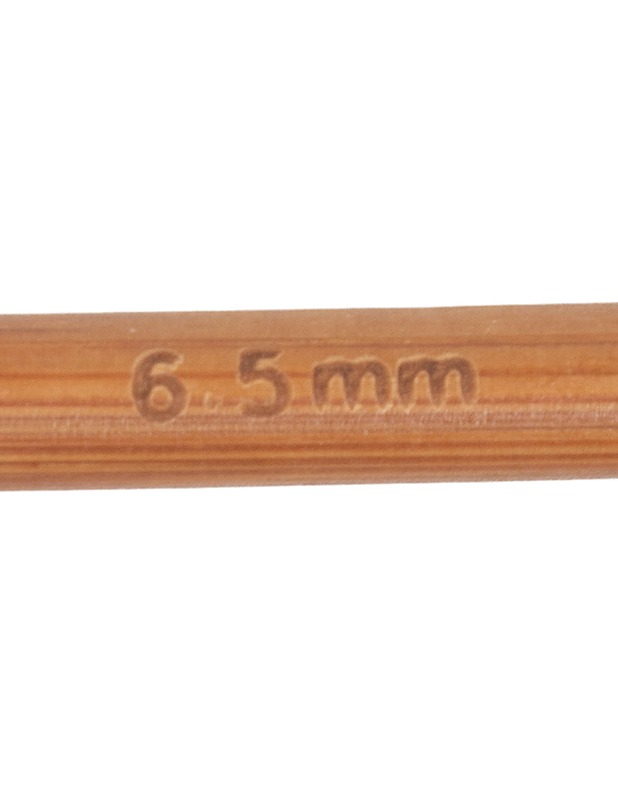 Bambu pyöröpuikot, 6,5 mm / 60 cm - Käsityö - 10105480280 - 1