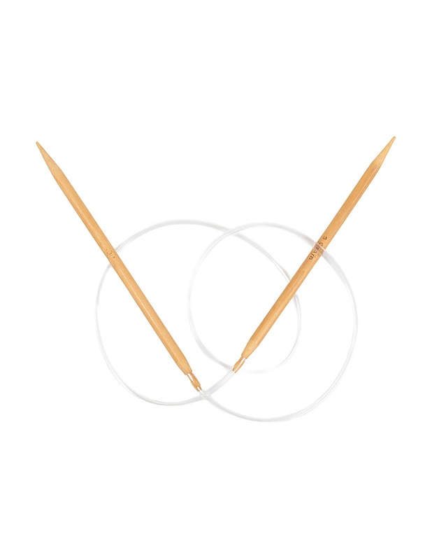 Bambu pyöröpuikot, 5 mm / 80 cm - Käsityö - 10105480282 - 0