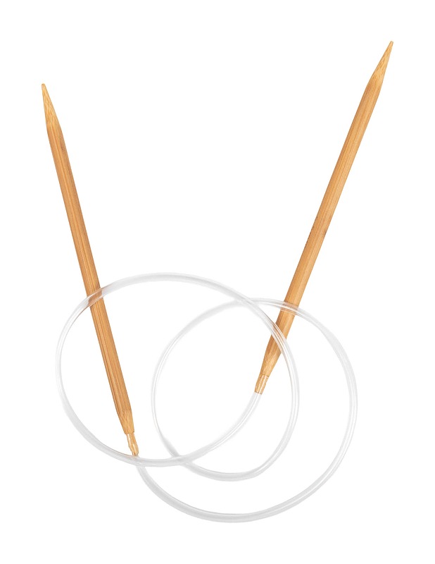 Bambu pyöröpuikot, 5,5 mm / 80 cm - Käsityö - 10105480283 - 0