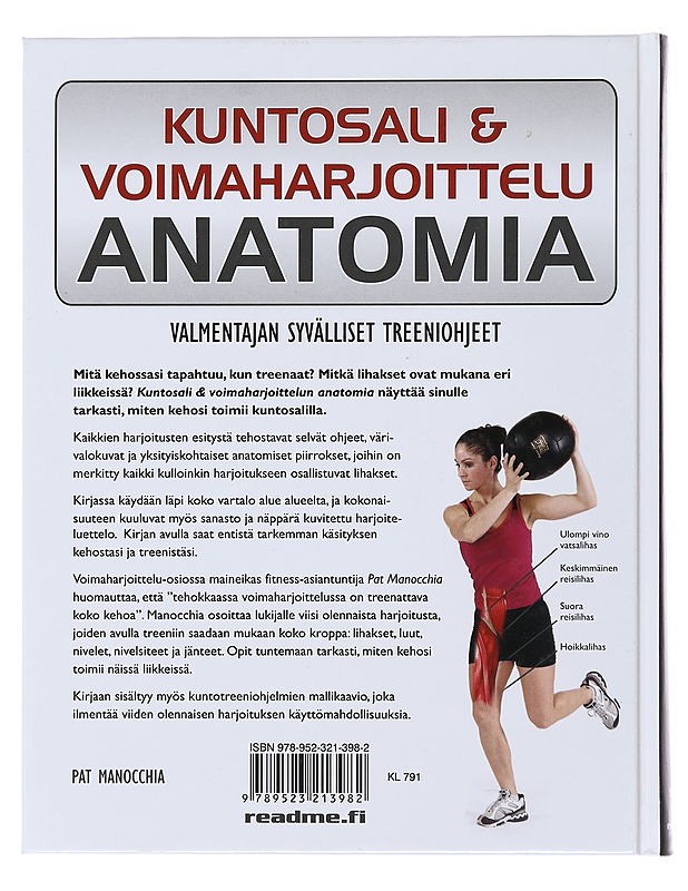 Kuntosali & voimaharjoittelu : anatomia : valmentajan syvälliset treeniohjeet - Manocchia, Pat - Tietokirjat ja oppaat - 10105480307 - 1